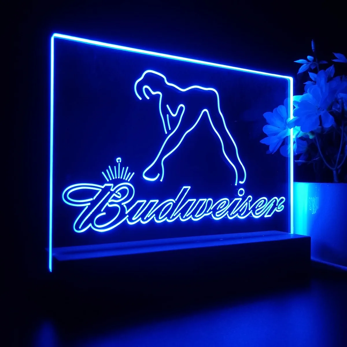 Budweiser Dancer Stripper LED Desk Light
