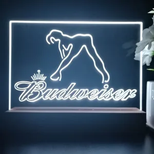 Budweiser Dancer Stripper LED Desk Light