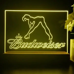 Budweiser Dancer Stripper LED Desk Light