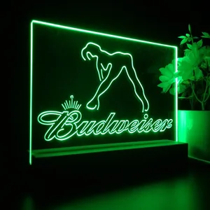 Budweiser Dancer Stripper LED Desk Light