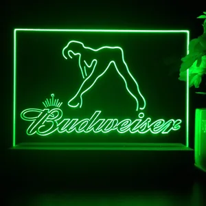 Budweiser Dancer Stripper LED Desk Light