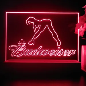 Budweiser Dancer Stripper LED Desk Light
