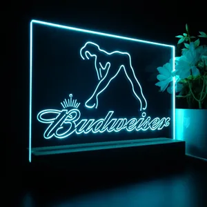 Budweiser Dancer Stripper LED Desk Light