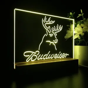 Budweiser Deer 2 LED Desk Light