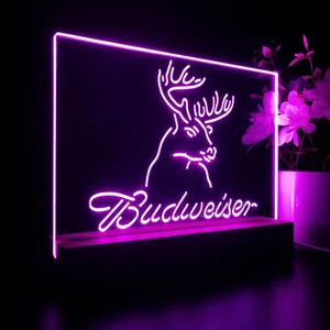 Budweiser Deer 2 LED Desk Light