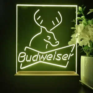 Budweiser Deer LED Desk Light