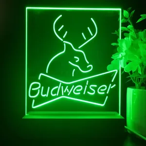 Budweiser Deer LED Desk Light