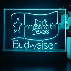 Budweiser Don't Mess With Texas LED Desk Light