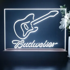 Budweiser Electric Guitar LED Desk Light