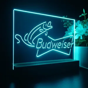 Budweiser Fish Bait LED Desk Light