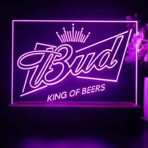 Budweiser King of Beers LED Desk Light
