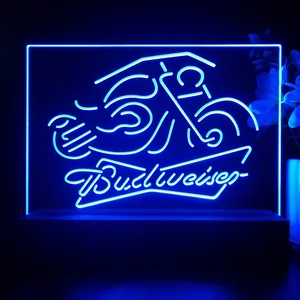 Budweiser Motorcycle LED Desk Light
