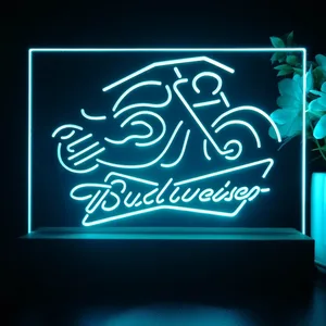 Budweiser Motorcycle LED Desk Light