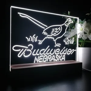 Budweiser Nebraska Bird LED Desk Light