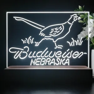 Budweiser Nebraska Bird LED Desk Light