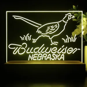 Budweiser Nebraska Bird LED Desk Light