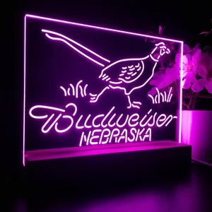 Budweiser Nebraska Bird LED Desk Light