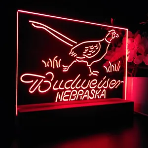 Budweiser Nebraska Bird LED Desk Light