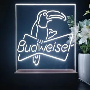 Budweiser Parrot LED Desk Light