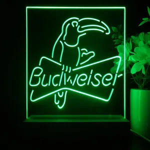 Budweiser Parrot LED Desk Light