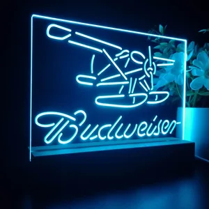 Budweiser Plane LED Desk Light