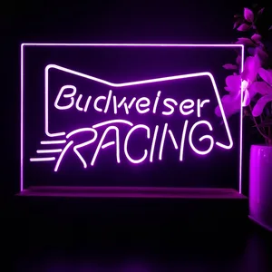 Budweiser Racing LED Desk Light