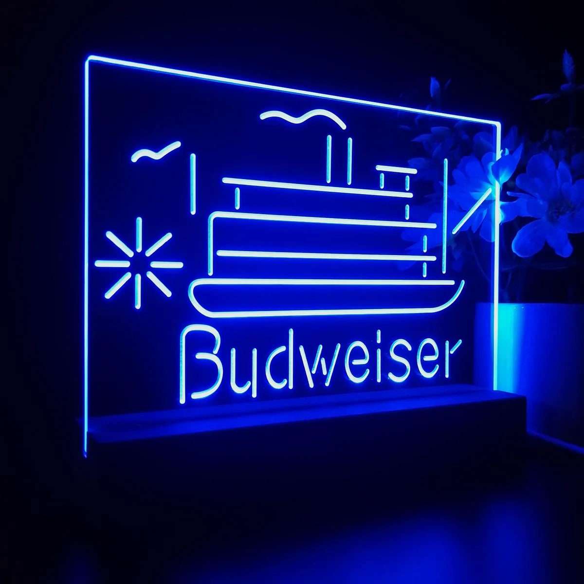 Budweiser Riverboat LED Desk Light