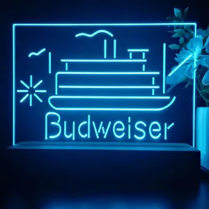 Budweiser Riverboat LED Desk Light
