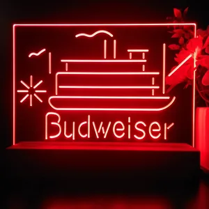 Budweiser Riverboat LED Desk Light