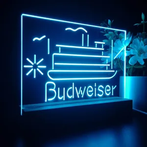 Budweiser Riverboat LED Desk Light