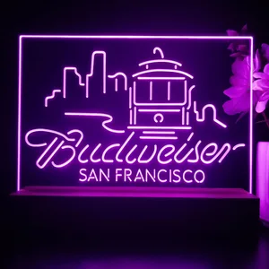 Budweiser San Francisco Cable Car LED Desk Light