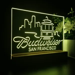 Budweiser San Francisco Cable Car LED Desk Light