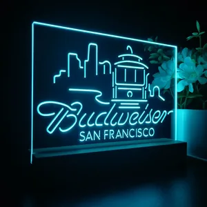 Budweiser San Francisco Cable Car LED Desk Light