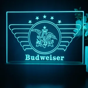 Budweiser Vintage Eagle Logo LED Desk Light