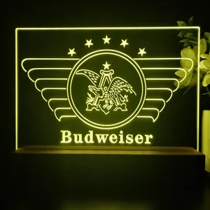 Budweiser Vintage Eagle Logo LED Desk Light