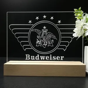 Budweiser Vintage Eagle Logo LED Desk Light