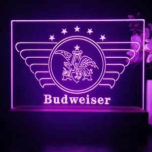 Budweiser Vintage Eagle Logo LED Desk Light