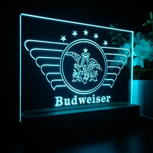 Budweiser Vintage Eagle Logo LED Desk Light