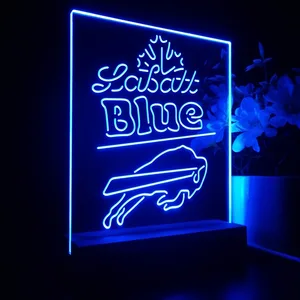 Buffalo Bills LaBatt Blue LED Desk Light