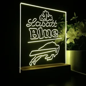 Buffalo Bills LaBatt Blue LED Desk Light