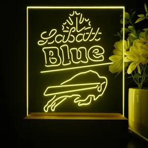 Buffalo Bills LaBatt Blue LED Desk Light