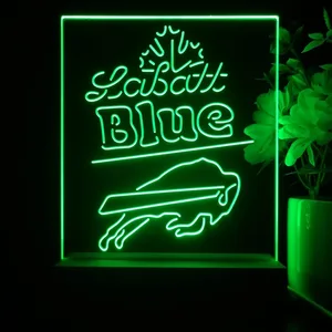Buffalo Bills LaBatt Blue LED Desk Light