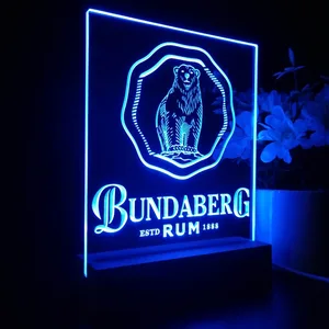 Bundaberg Bear Logo LED Desk Light
