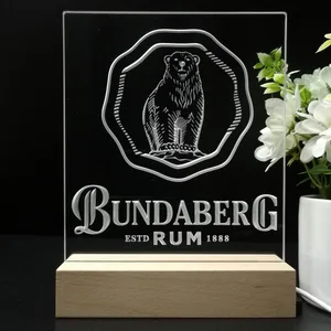 Bundaberg Bear Logo LED Desk Light
