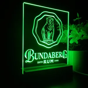 Bundaberg Bear Logo LED Desk Light