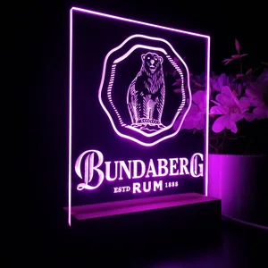Bundaberg Bear Logo LED Desk Light