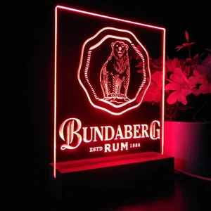 Bundaberg Bear Logo LED Desk Light