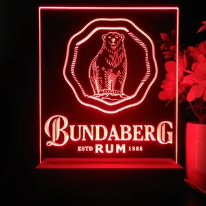 Bundaberg Bear Logo LED Desk Light