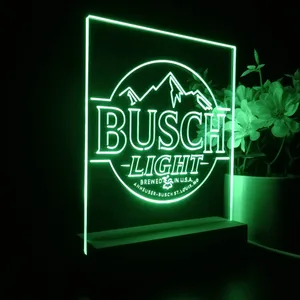 Busch Light Brewed in USA LED Desk Light