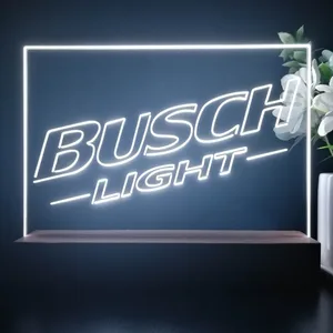 Busch Light Logo Plain LED Desk Light